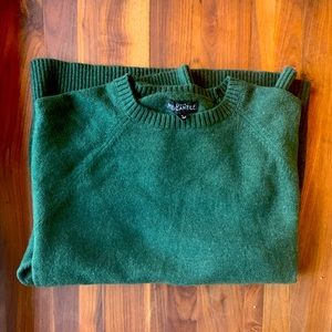 J Crew Green Crew Mercantile Sweater Men’s Large